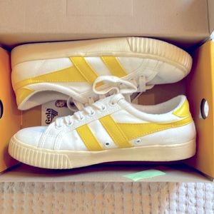Gola Tennis Mark Cox Off White/Yellow